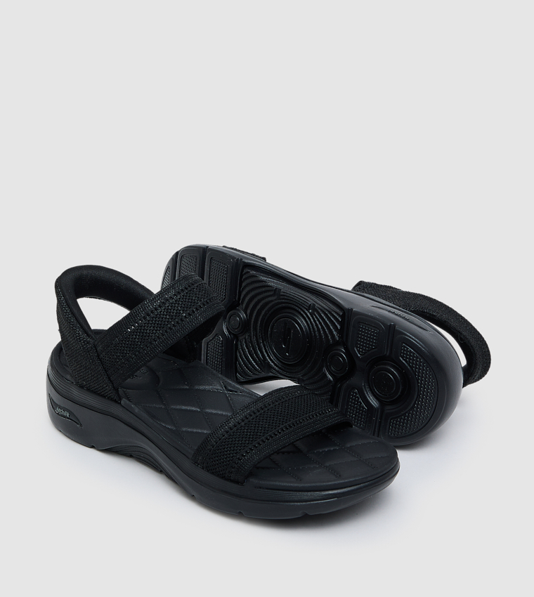 سكيتشرز  الصنادل المسطحة - أسود Flat Sandals