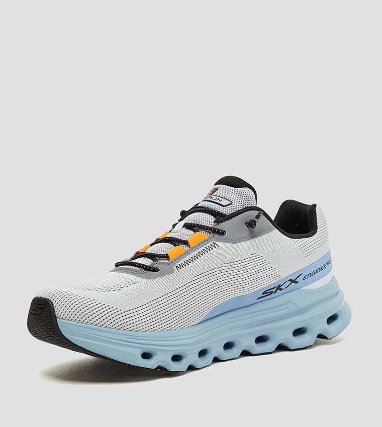 GO RUN GLIDE-STEP ARCH FIT Textured Lace-Up Shoes