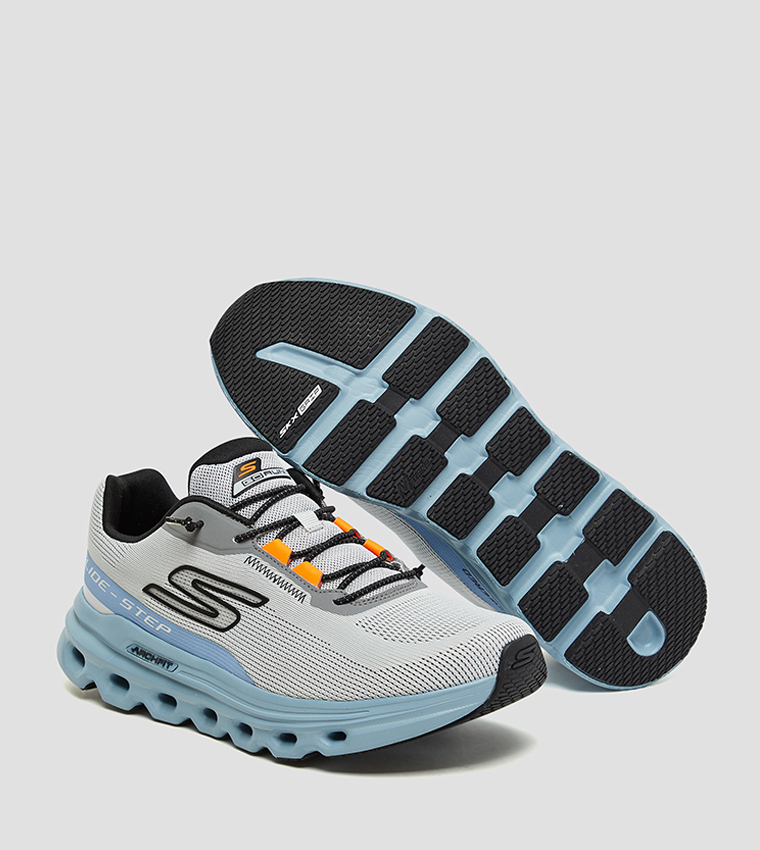 GO RUN GLIDE-STEP ARCH FIT Textured Lace-Up Shoes