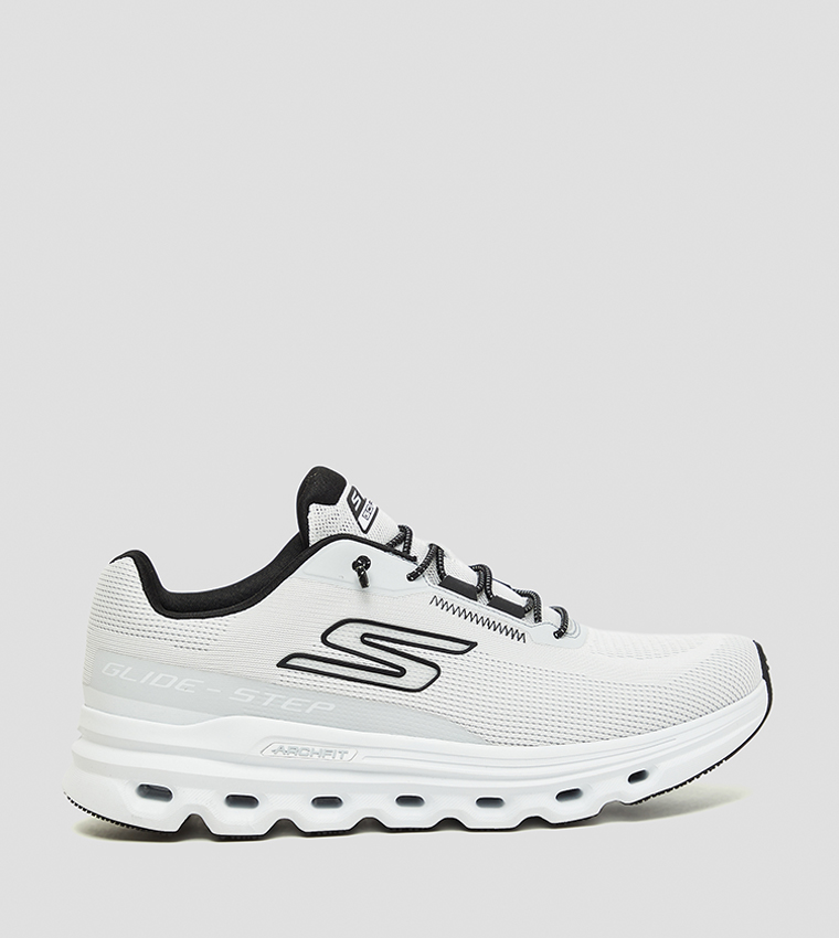 GO RUN GLIDE-STEP ARCH FIT Textured Lace-Up Shoes