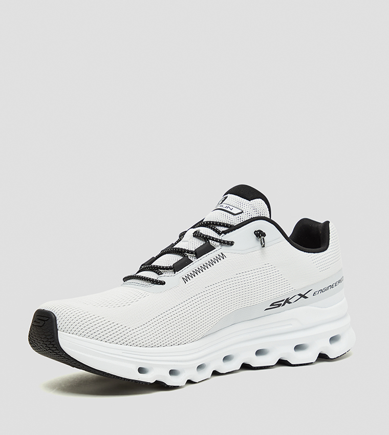 GO RUN GLIDE-STEP ARCH FIT Textured Lace-Up Shoes