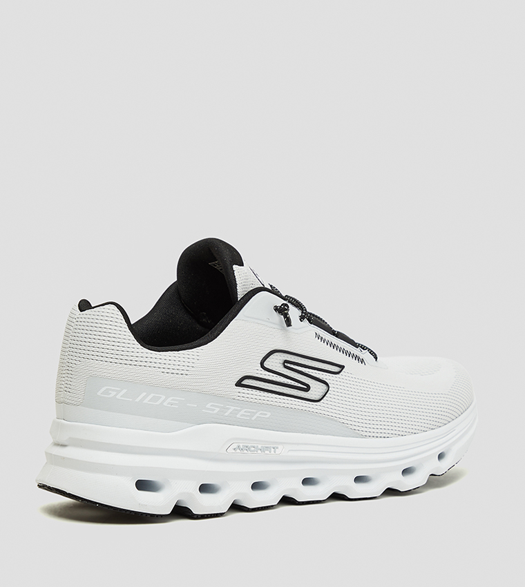 GO RUN GLIDE-STEP ARCH FIT Textured Lace-Up Shoes