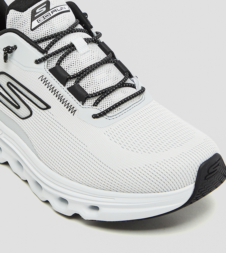 GO RUN GLIDE-STEP ARCH FIT Textured Lace-Up Shoes