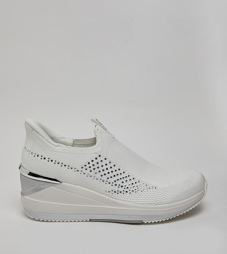 THE TRIPLE Embellished Slip-On Shoes