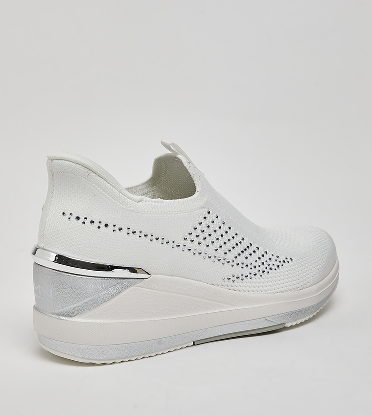 THE TRIPLE Embellished Slip-On Shoes
