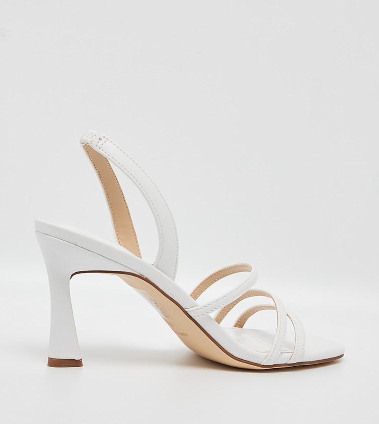 NELEN Strappy Structured Heel Sandals