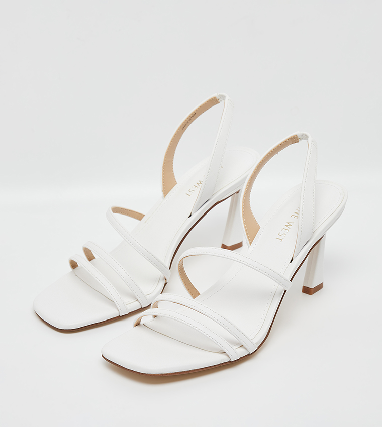 NELEN Strappy Structured Heel Sandals