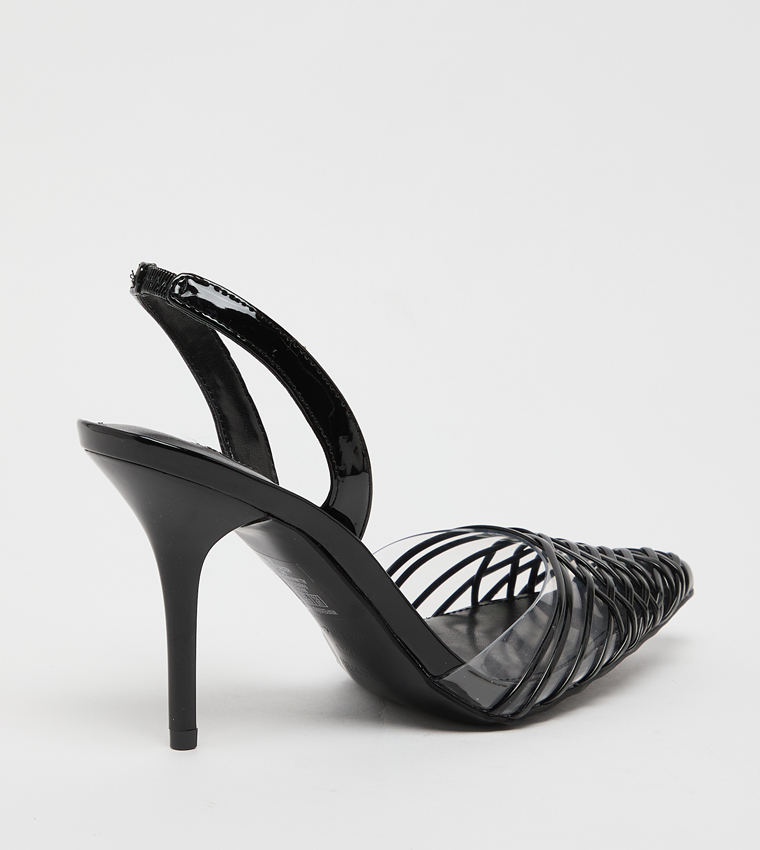 حذاء بيما بمقدمة مدببة وحزام خلفي