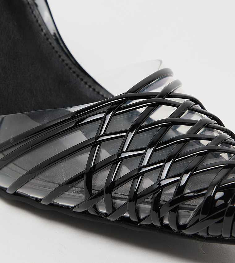 حذاء بيما بمقدمة مدببة وحزام خلفي