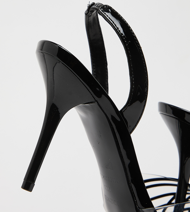 حذاء بيما بمقدمة مدببة وحزام خلفي