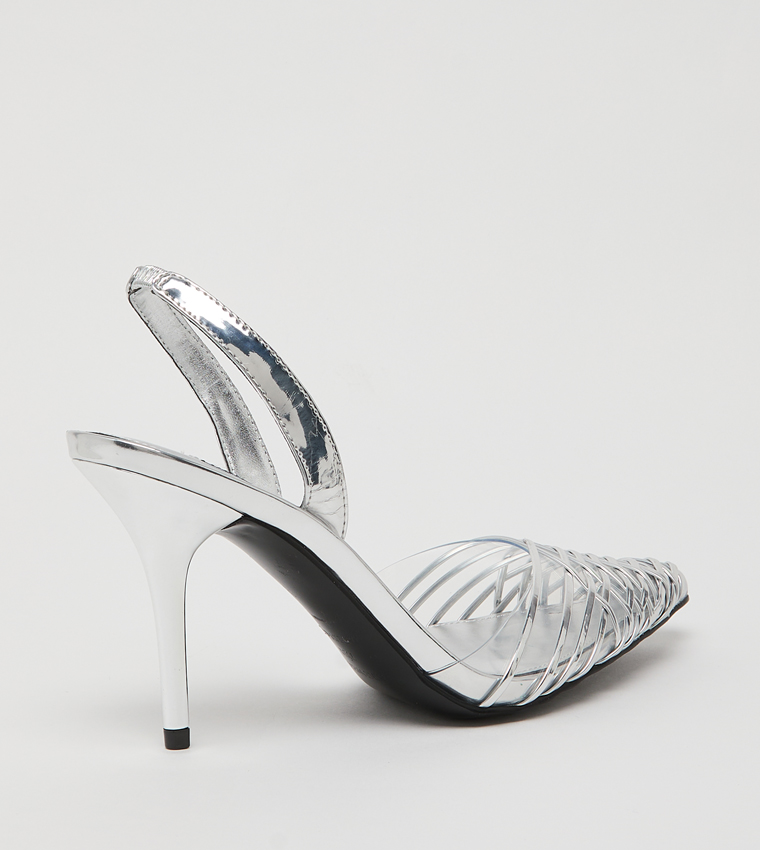 حذاء بيما بمقدمة مدببة وحزام خلفي