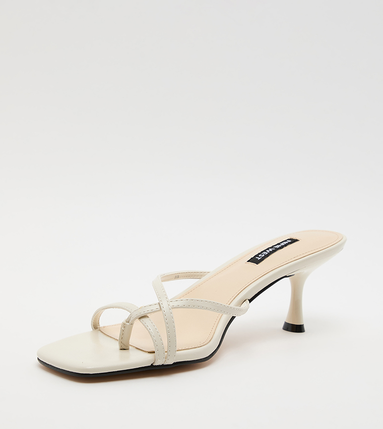 ANIREY Strappy Open Toe Heeled Sandals