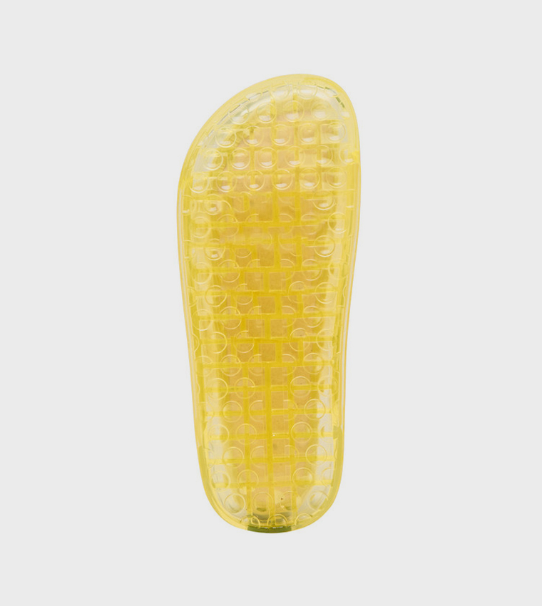 ستيف مادن  الصنادل المسطحة - أخضر ليموني Flat Sandals