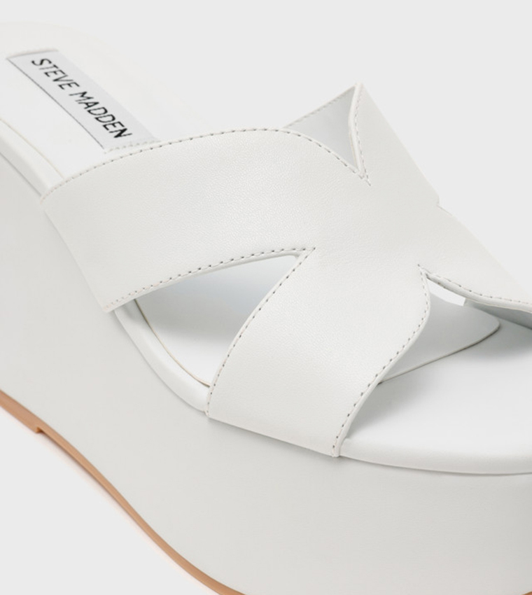 JUSTICE2.0 Solid Open Toe Wedge Sandals