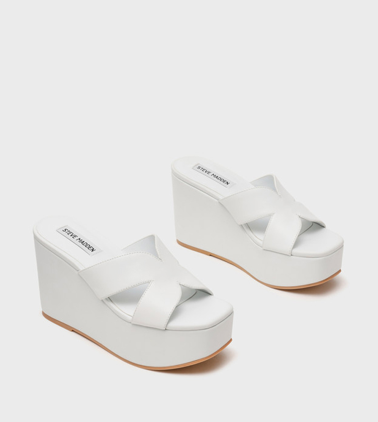 JUSTICE2.0 Solid Open Toe Wedge Sandals
