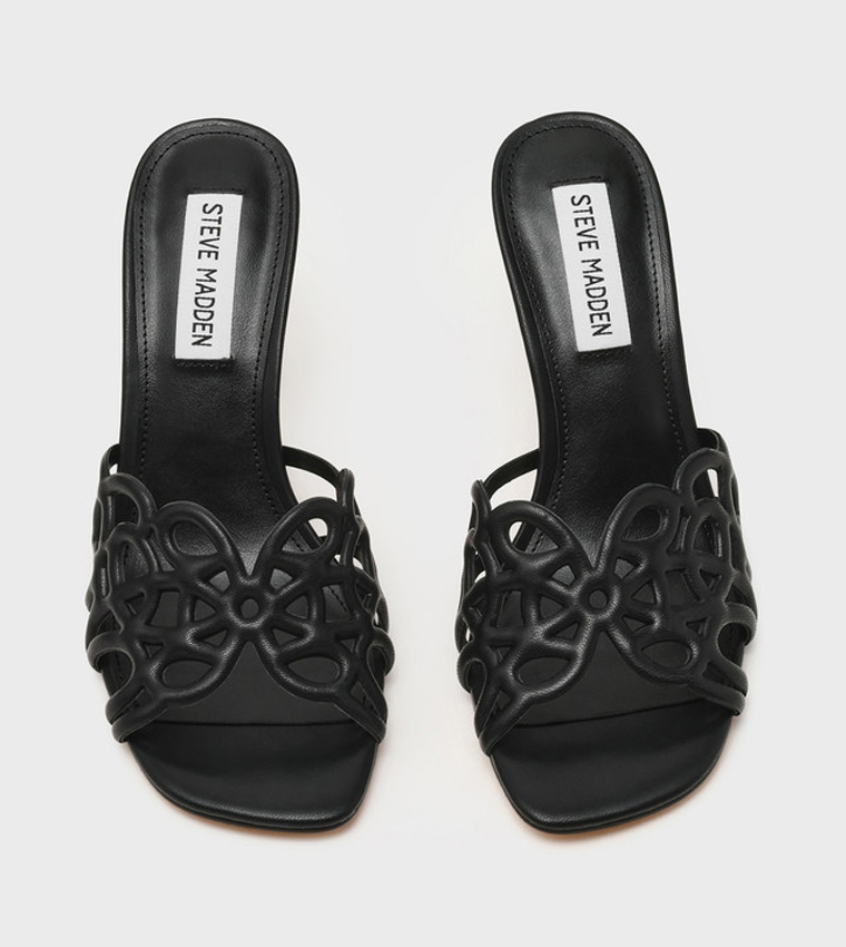 SEESAW Solid Open Toe Heeled Sandals