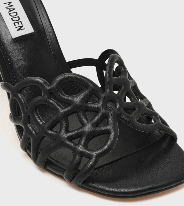 SEESAW Solid Open Toe Heeled Sandals