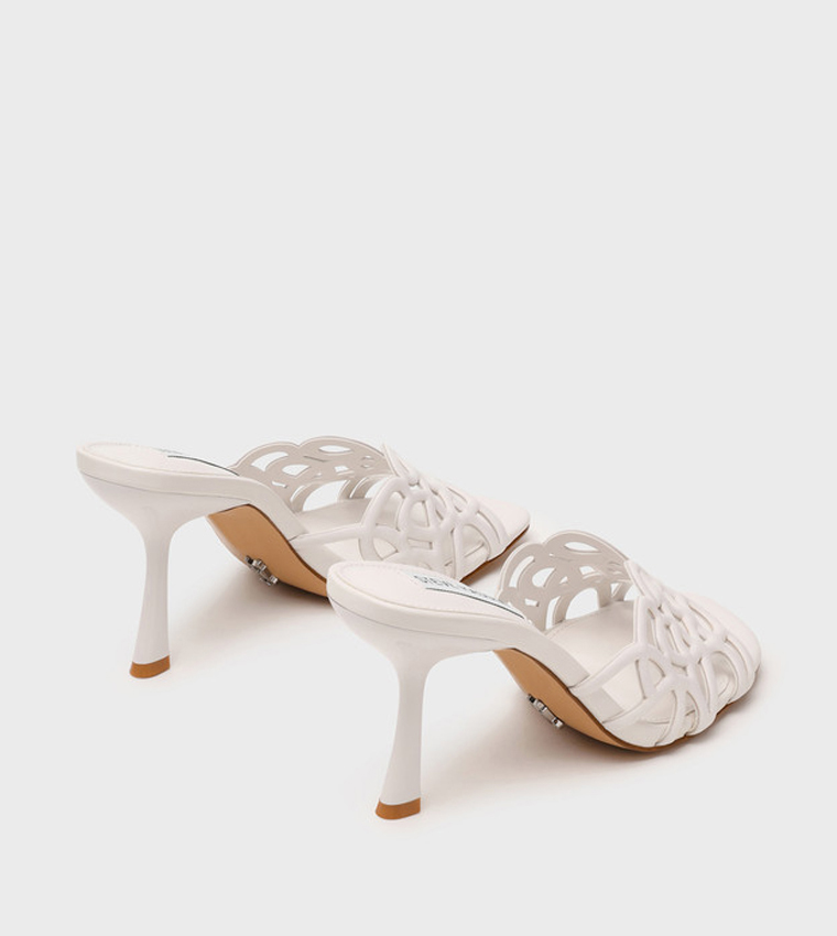 SEESAW Solid Open Toe Heeled Sandals