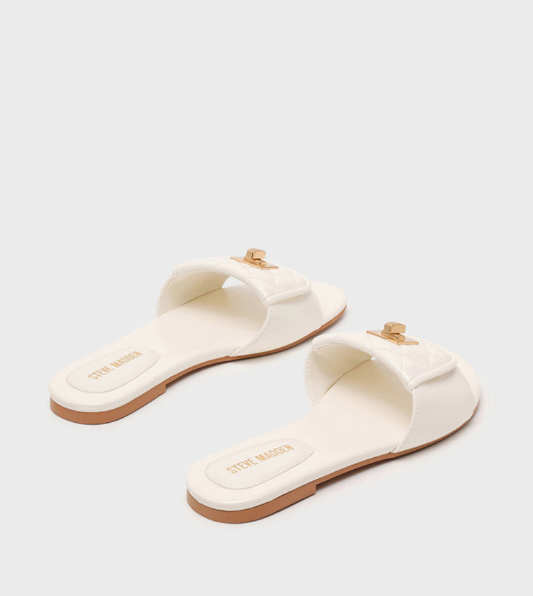 Steve Madden  Flat Sandals - BONE Flat Sandals