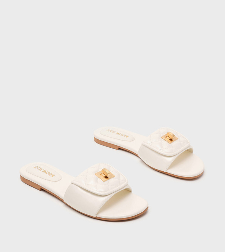 Steve Madden  Flat Sandals - BONE Flat Sandals