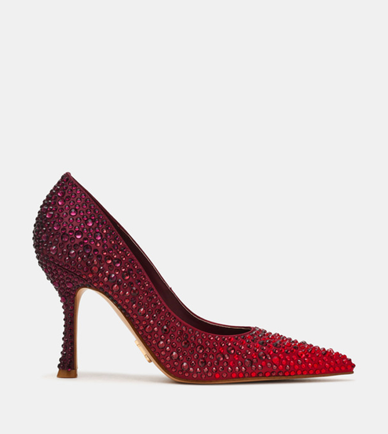 REFRAME Embellished Pointed Toe Pumps