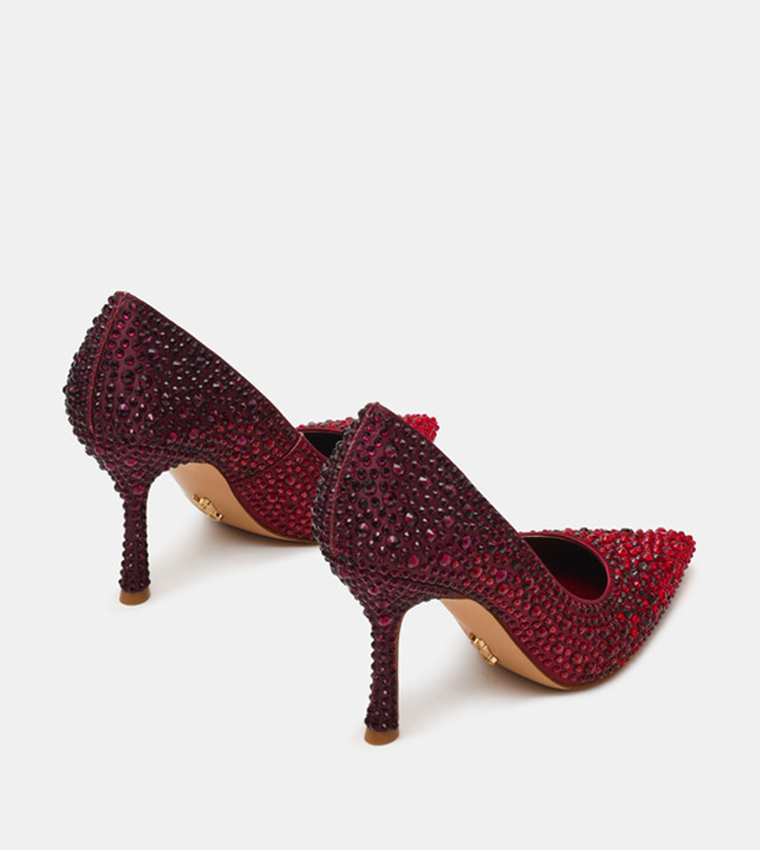 REFRAME Embellished Pointed Toe Pumps