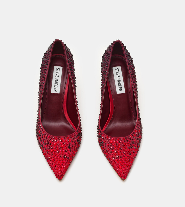 REFRAME Embellished Pointed Toe Pumps