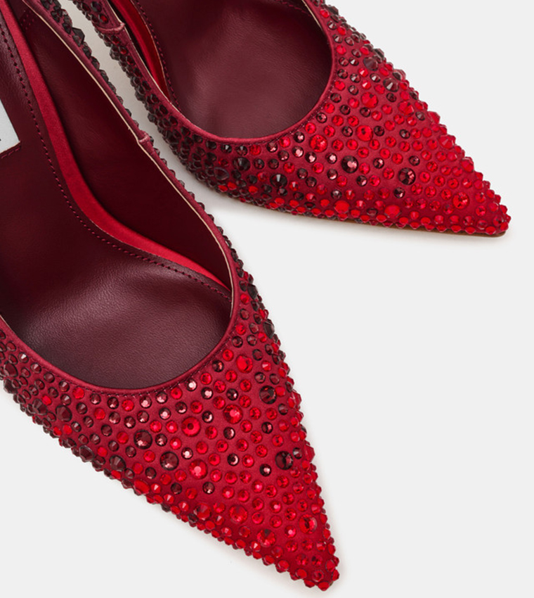 REFRAME Embellished Pointed Toe Pumps