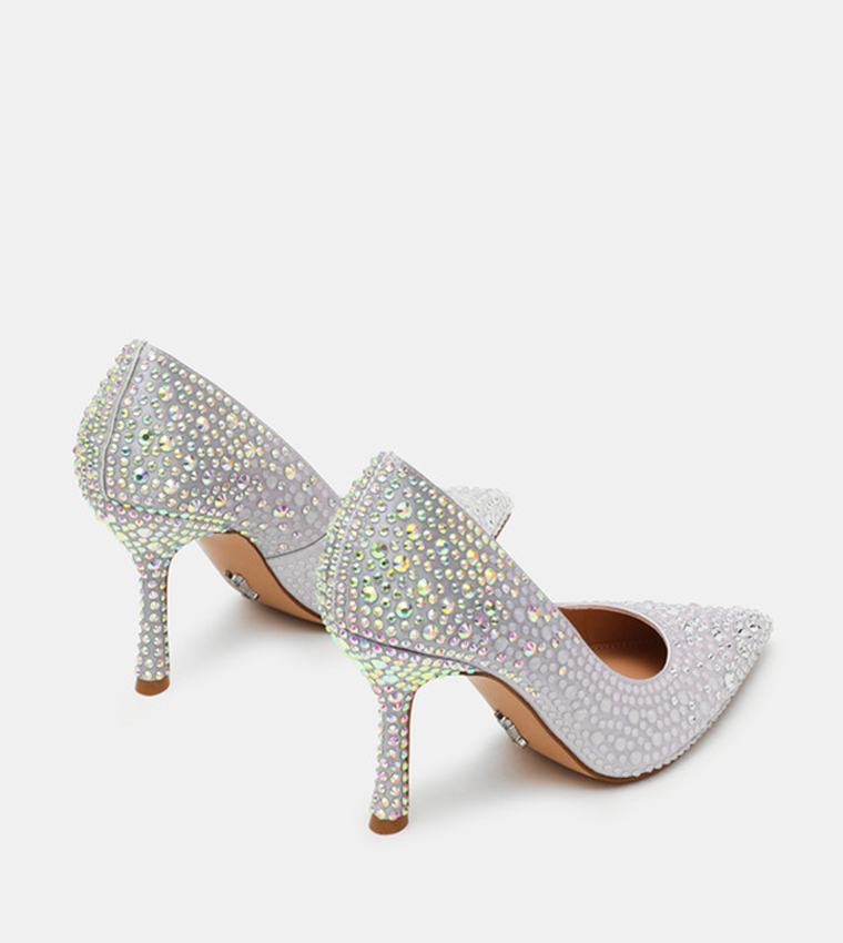 REFRAME Embellished Pointed Toe Pumps