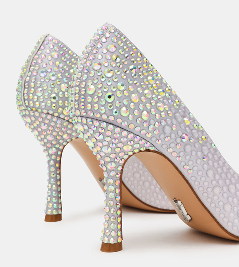 REFRAME Embellished Pointed Toe Pumps