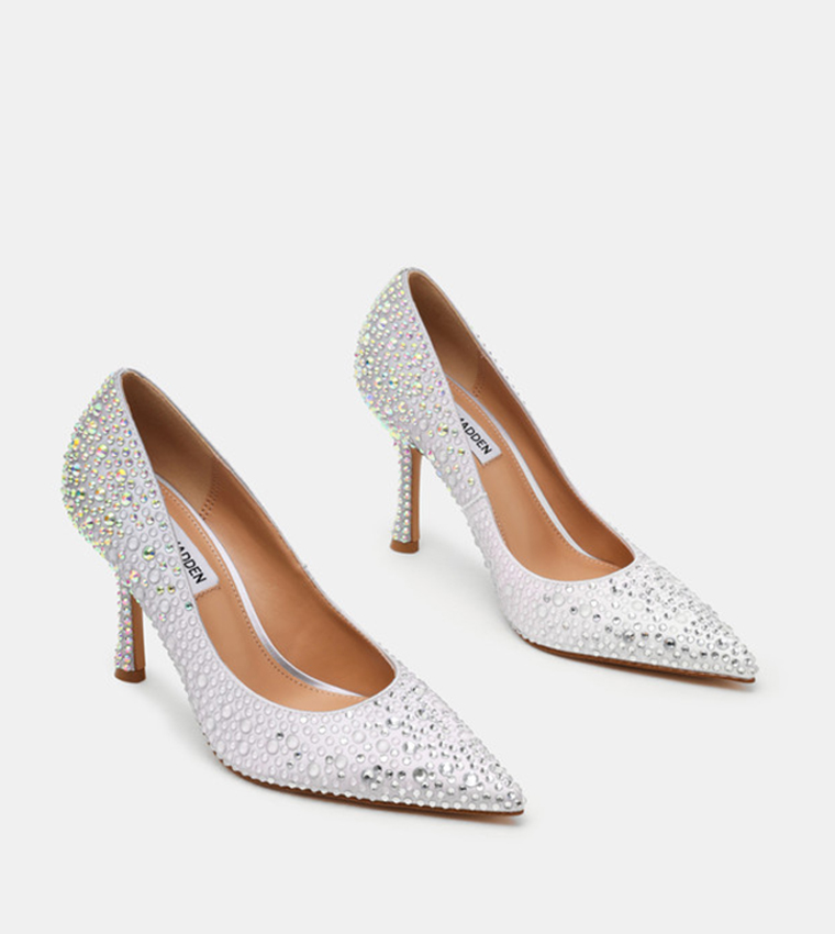 REFRAME Embellished Pointed Toe Pumps