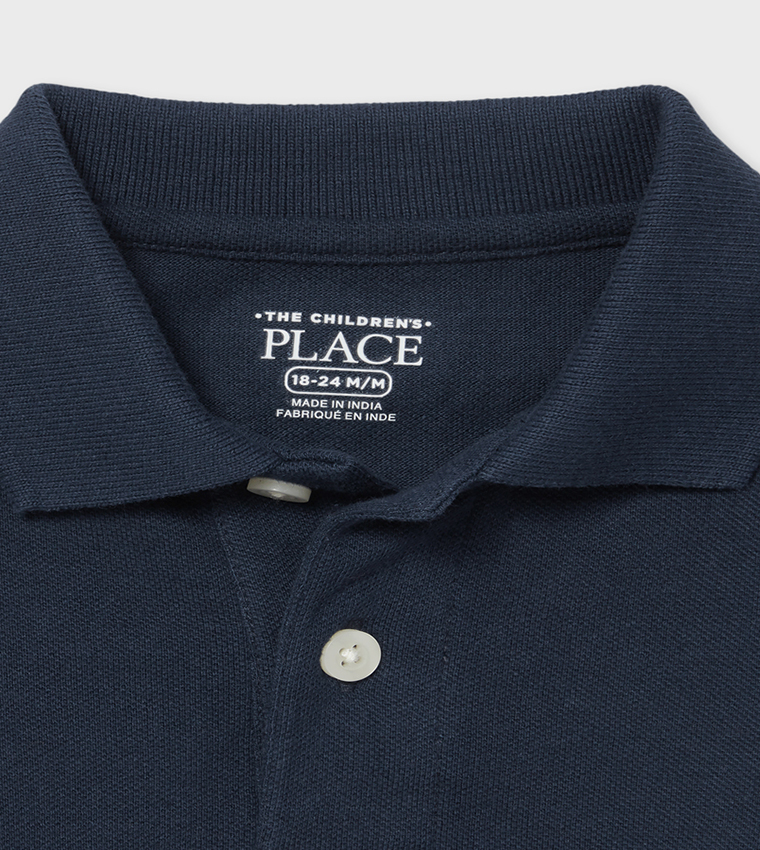Boys Basic Pique Polo T-shirt Short Sleeves