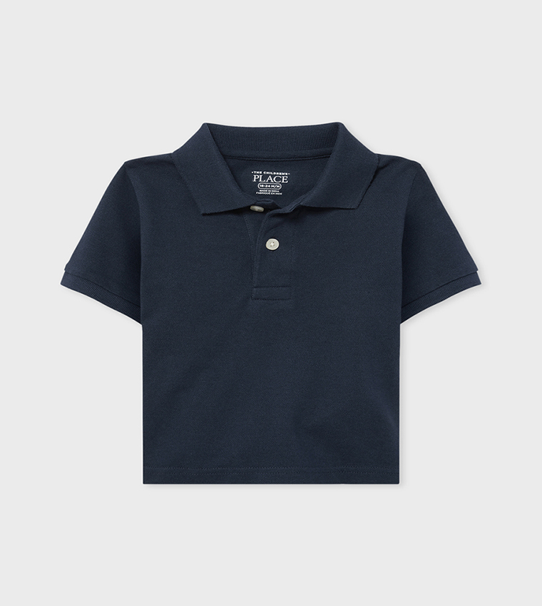 Boys Basic Pique Polo T-shirt Short Sleeves