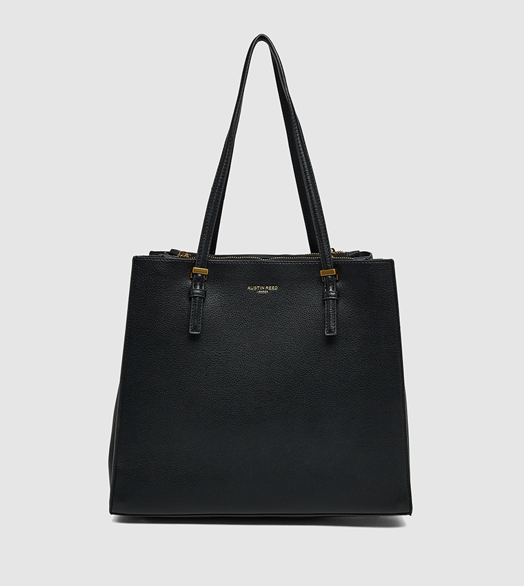 Textured PU Tote Bag