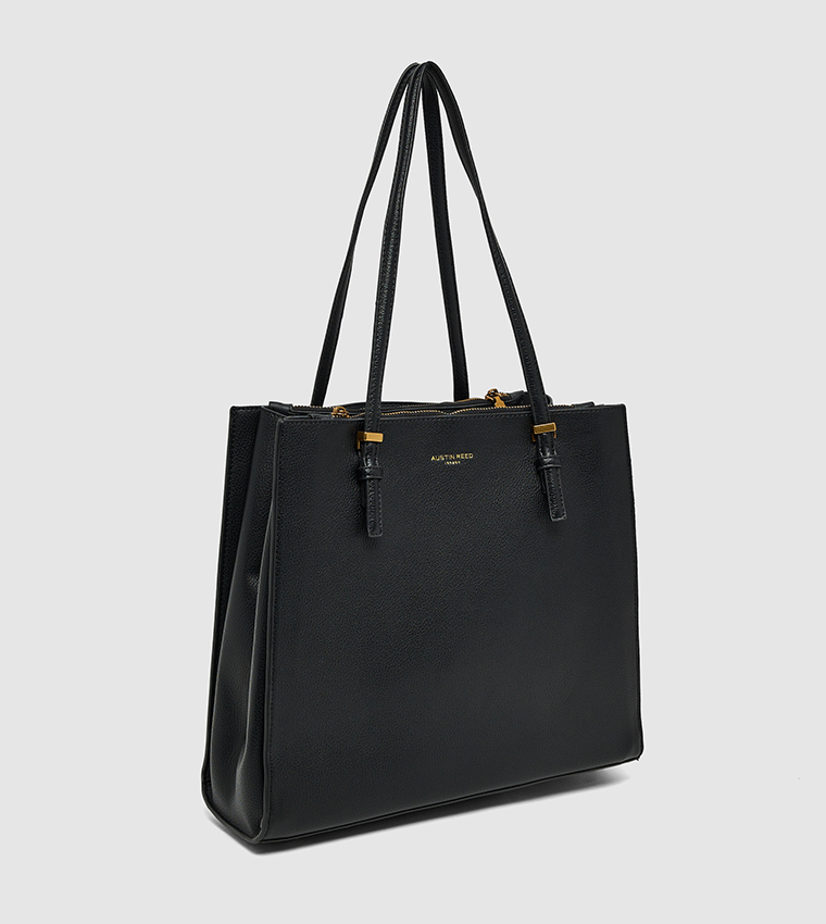 Textured PU Tote Bag