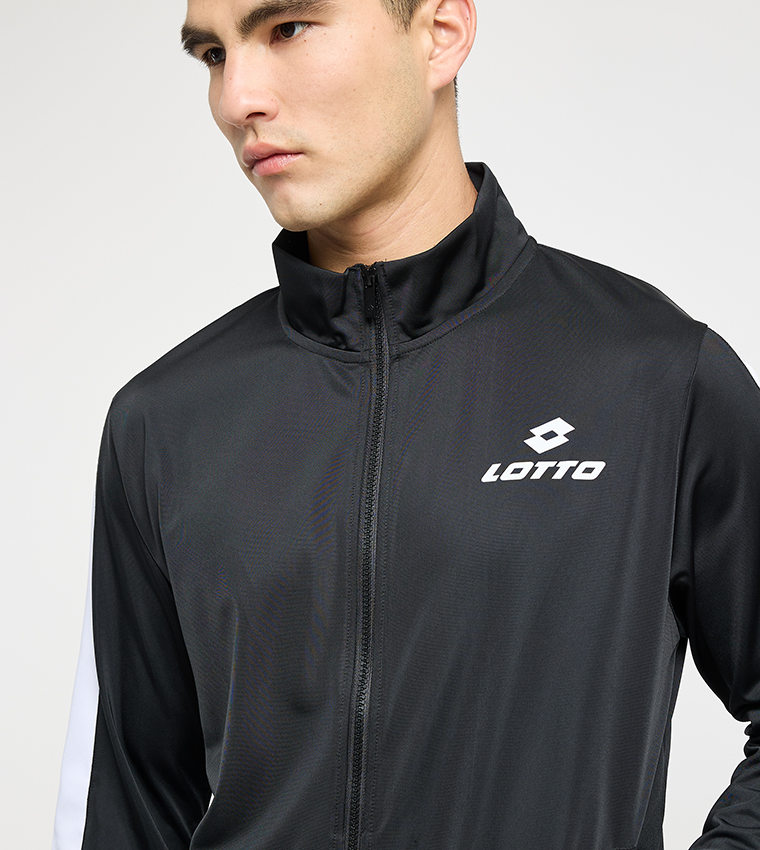 Logo Printed Zip-Through Jacket