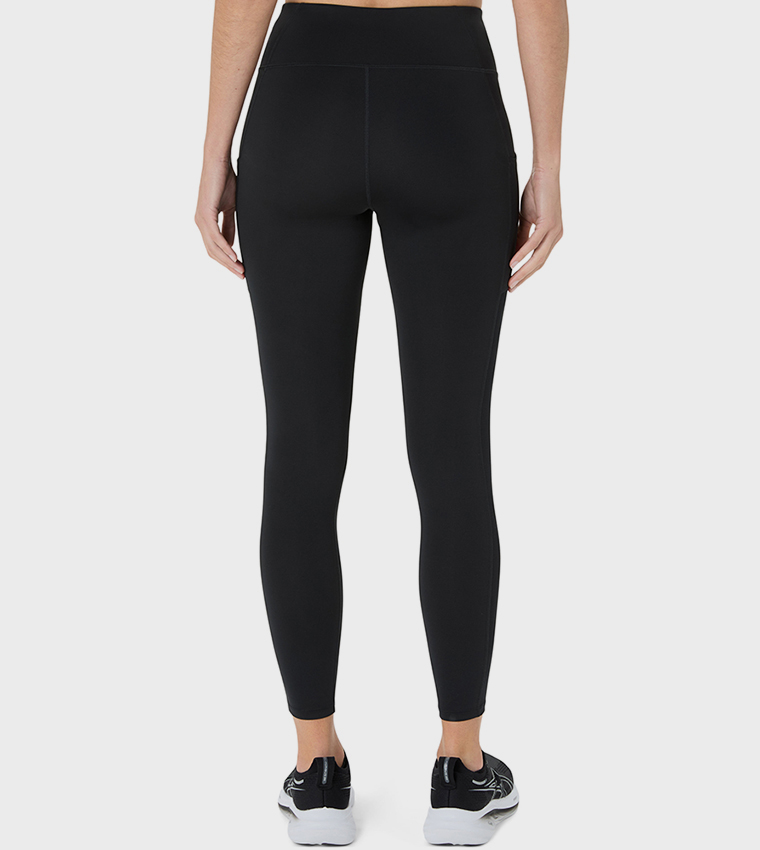 Logo Printed Elastic Waist Tights