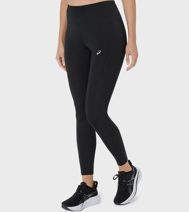 Logo Printed Elastic Waist Tights