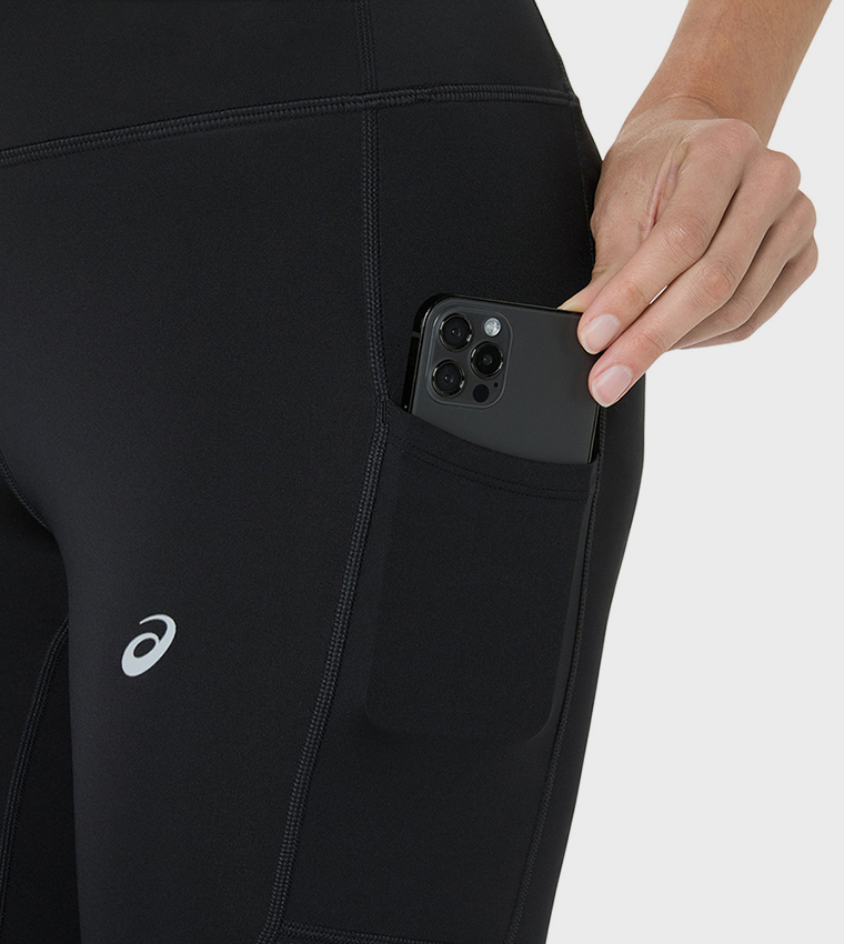 Logo Printed Elastic Waist Tights