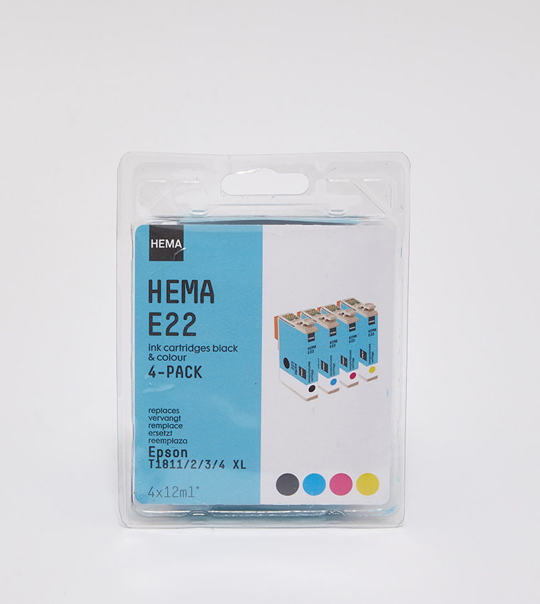 Pack Of 4 Ink Cartridges Printer Accessories