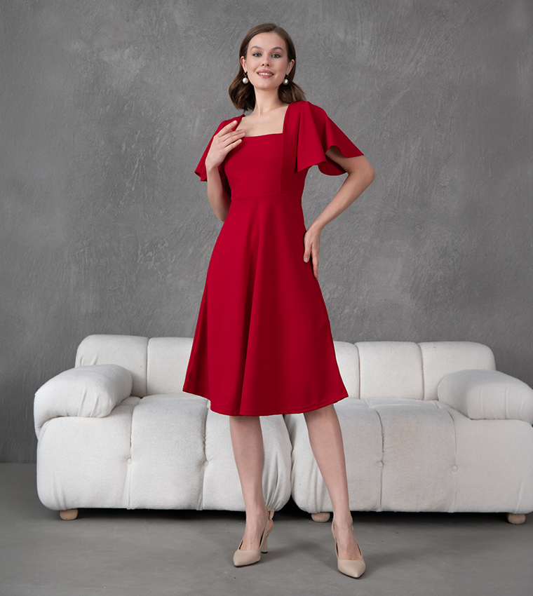 Lovebox  Midi Dresses - Red Maxi Dresses