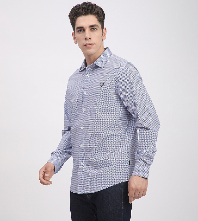 Patterned Long Sleeves Shirt