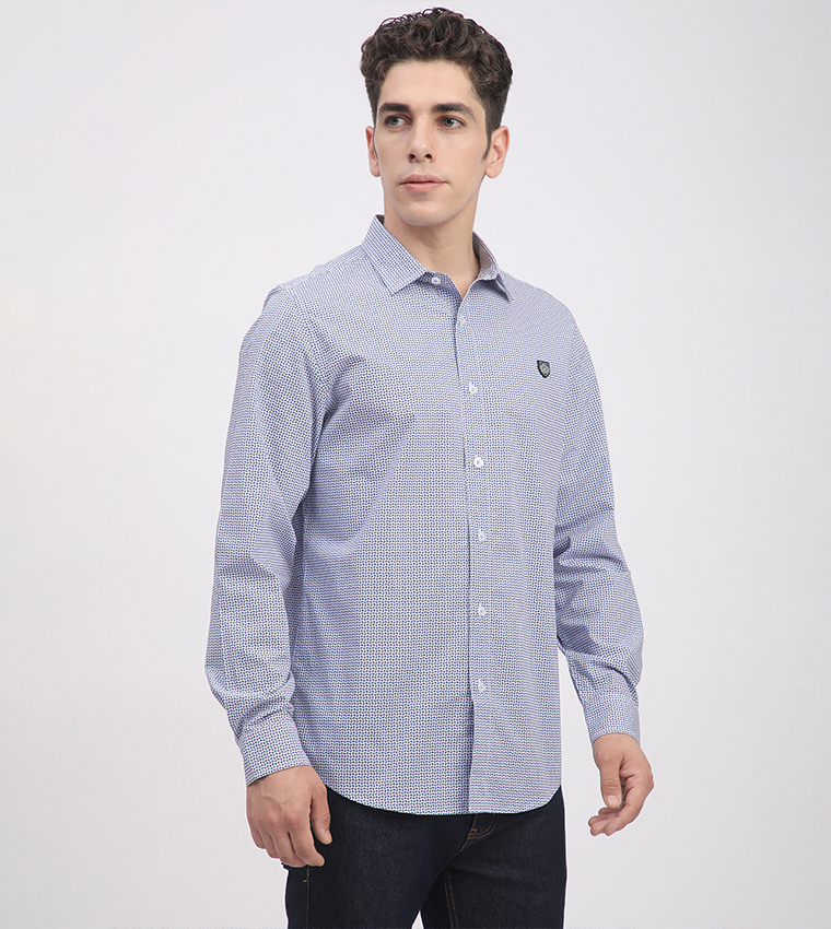 Patterned Long Sleeves Shirt