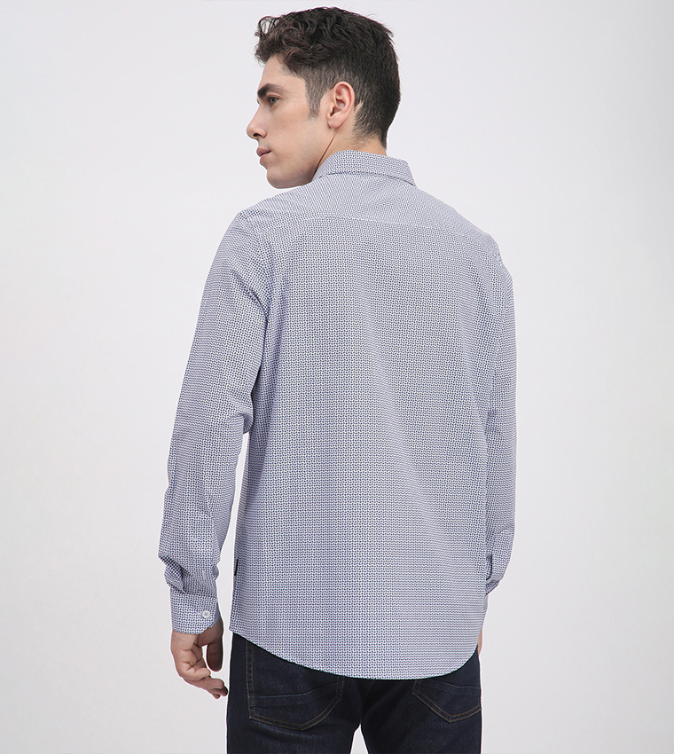 Patterned Long Sleeves Shirt