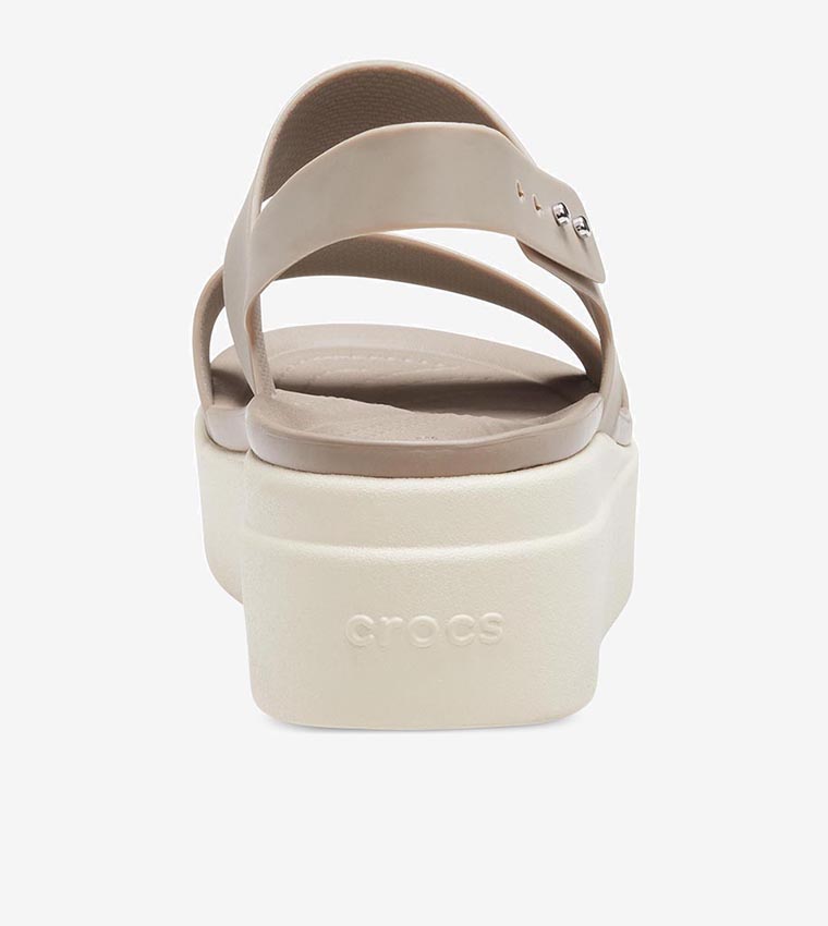 Crocs  Wedges - Light Brown Wedges