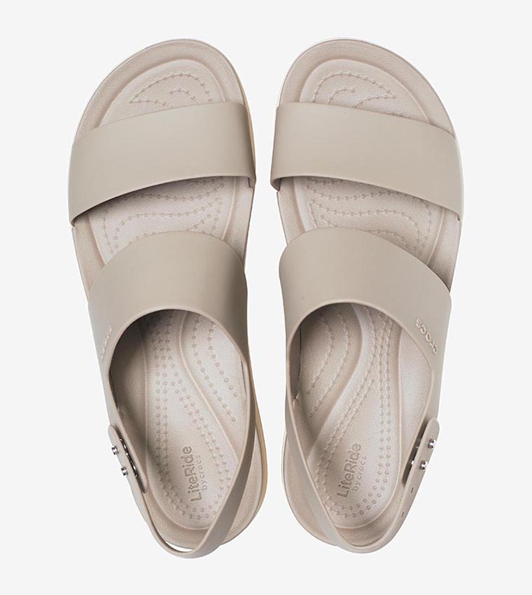 Crocs  Wedges - Light Brown Wedges