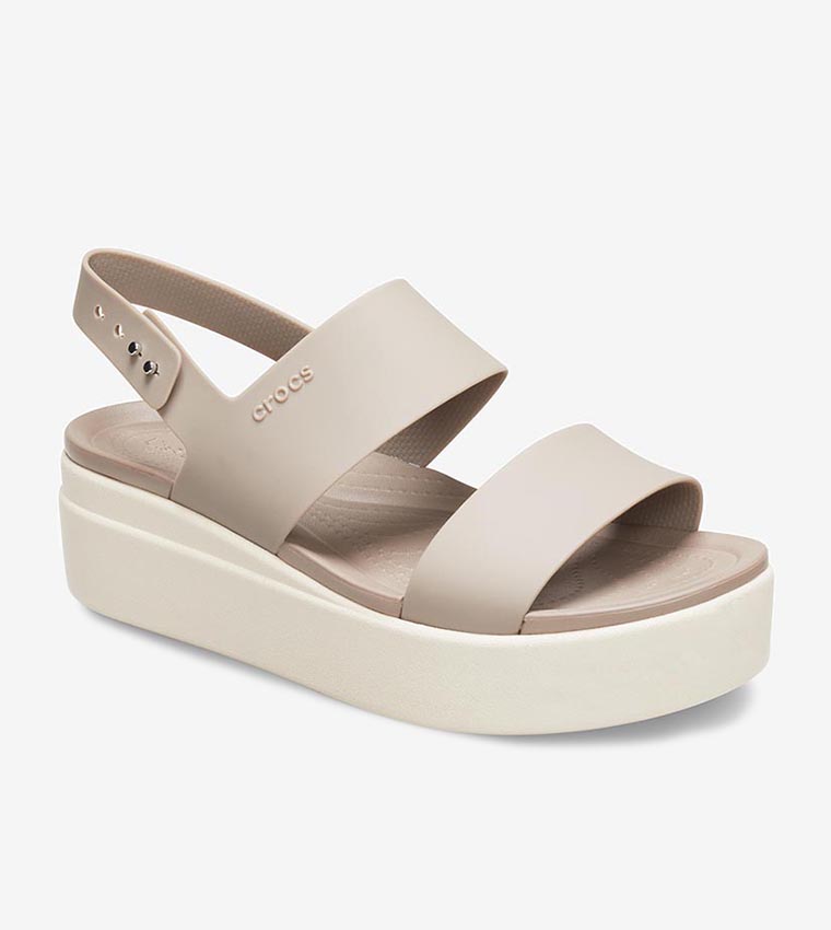 Crocs  Wedges - Light Brown Wedges
