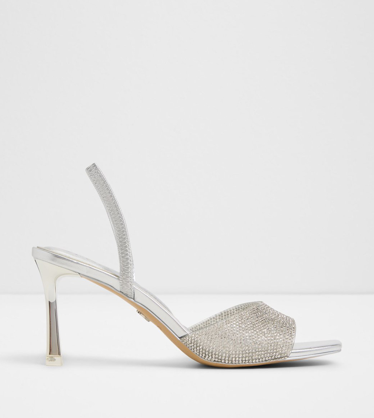 ANDYANA Embellished Slingback Heel Sandals