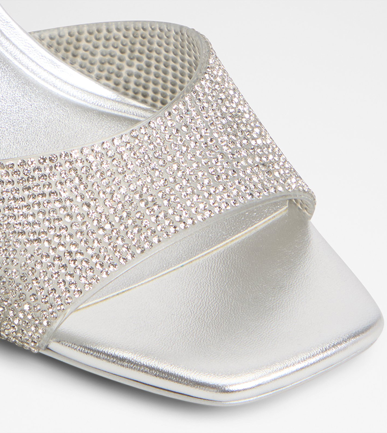 ANDYANA Embellished Slingback Heel Sandals