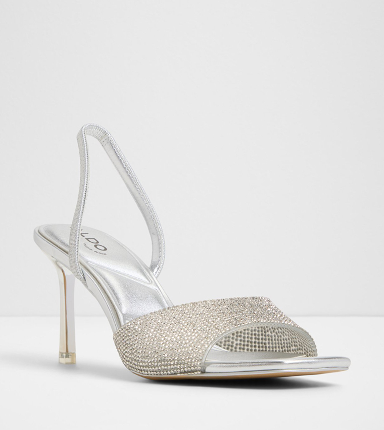 ANDYANA Embellished Slingback Heel Sandals